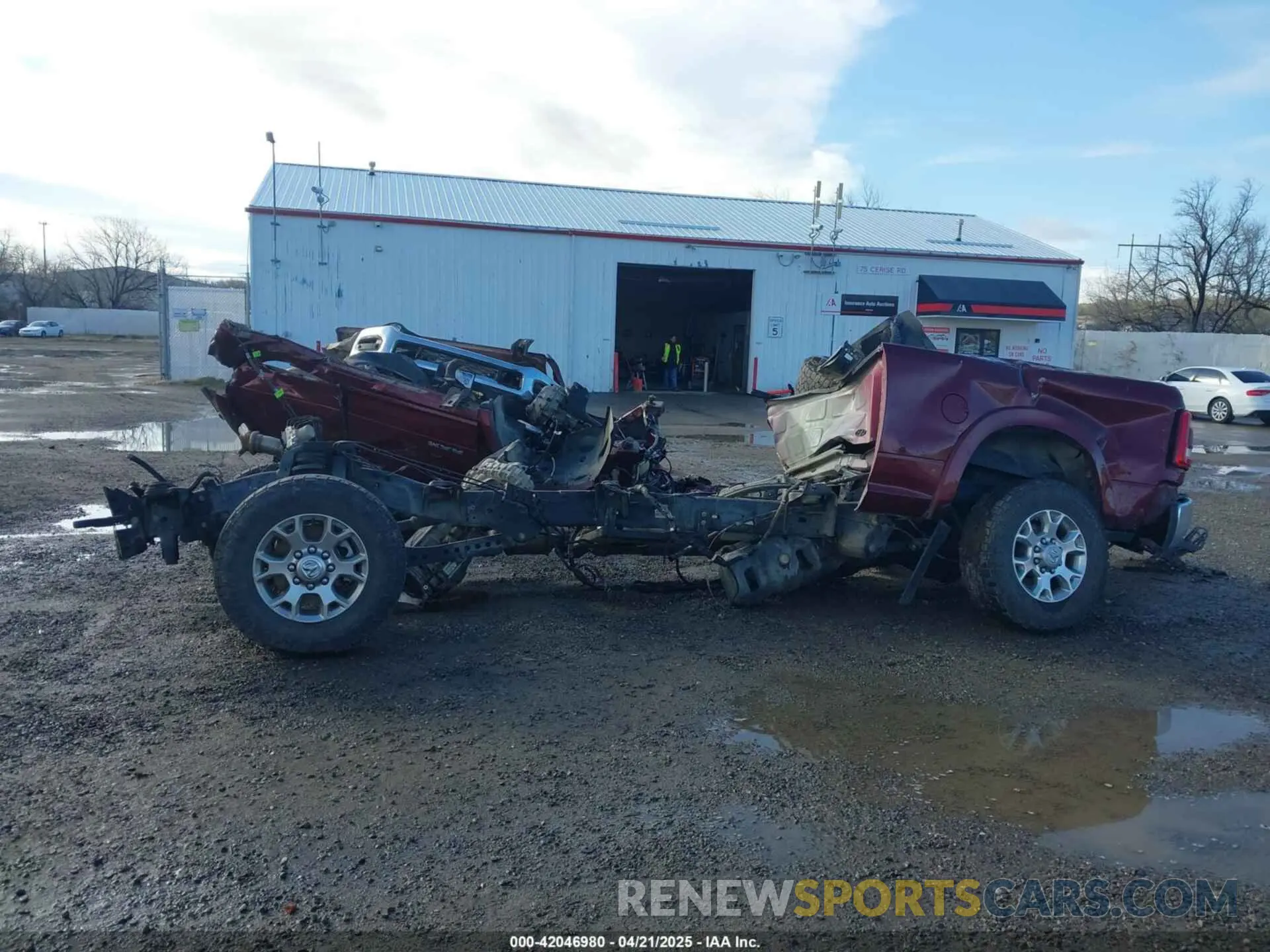 13 Photograph of a damaged car 3C6UR5FL1NG253134 RAM 2500 2022