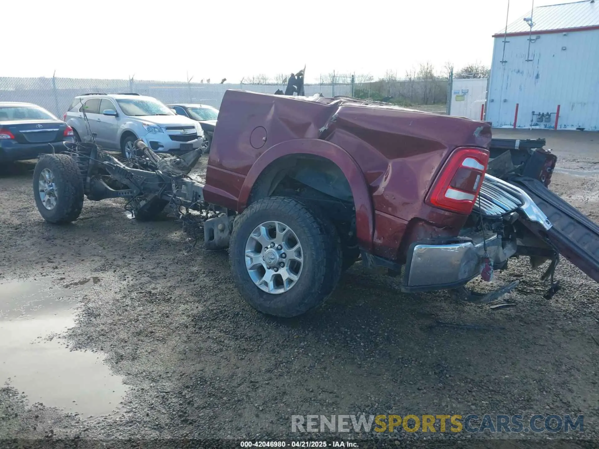 3 Photograph of a damaged car 3C6UR5FL1NG253134 RAM 2500 2022