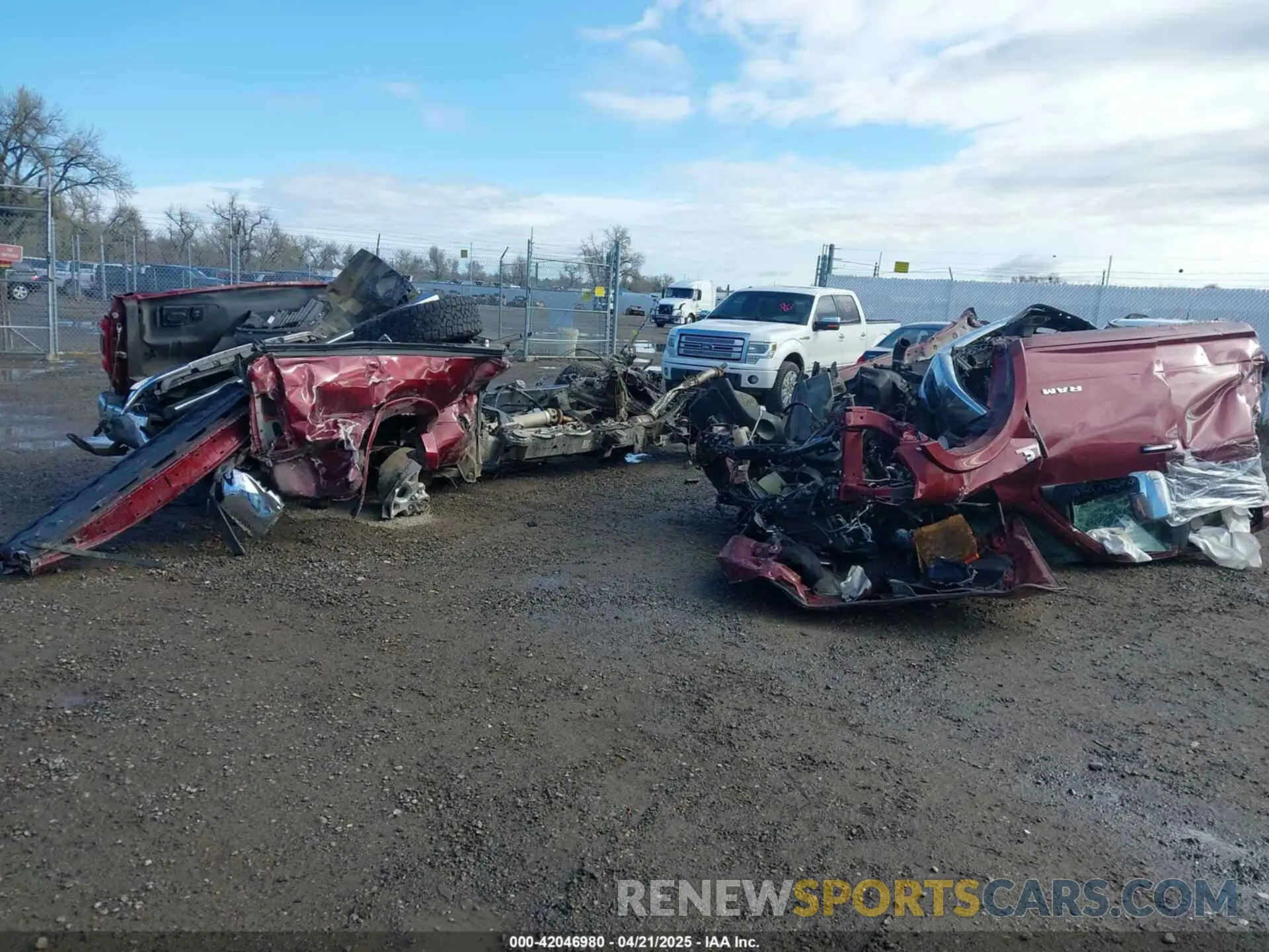 6 Photograph of a damaged car 3C6UR5FL1NG253134 RAM 2500 2022