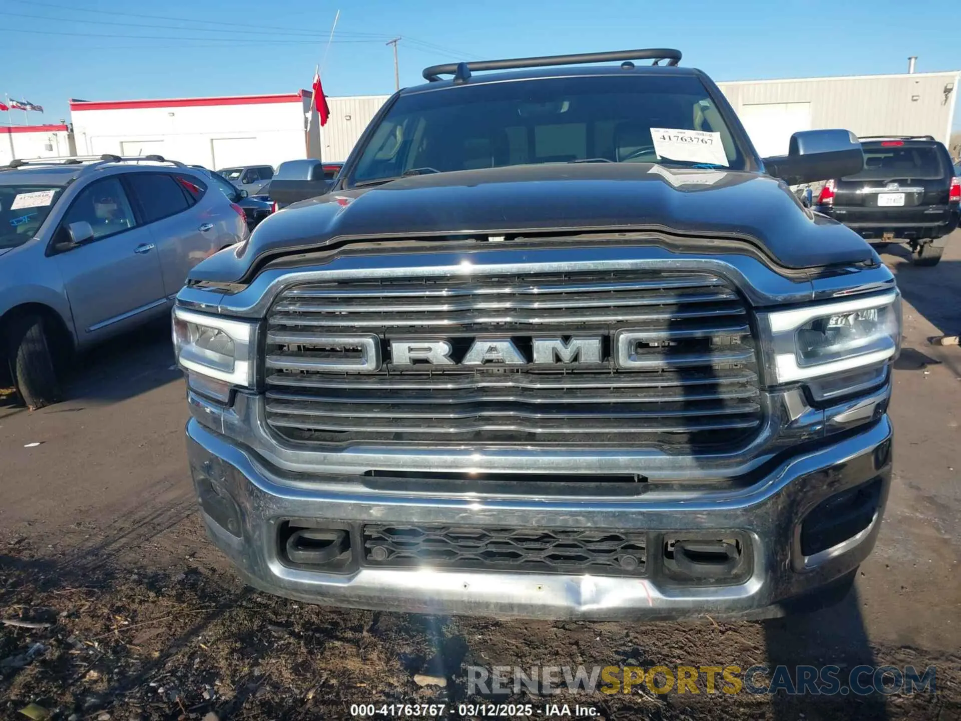 13 Photograph of a damaged car 3C6UR5FL5NG203501 RAM 2500 2022