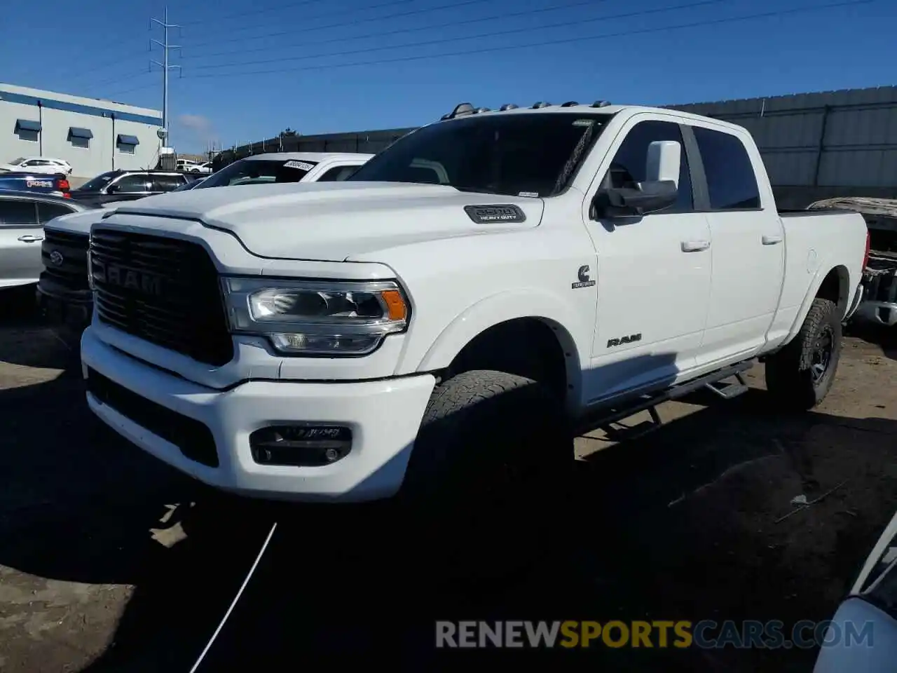 1 Photograph of a damaged car 3C6UR5FL7NG128025 RAM 2500 2022