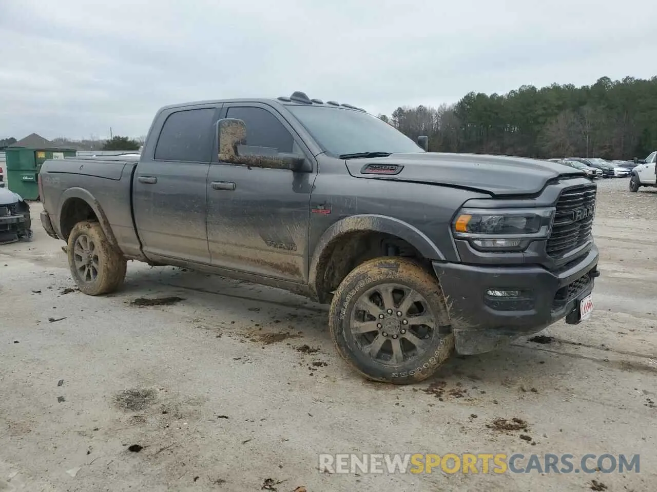 4 Photograph of a damaged car 3C6UR5FL7NG267832 RAM 2500 2022