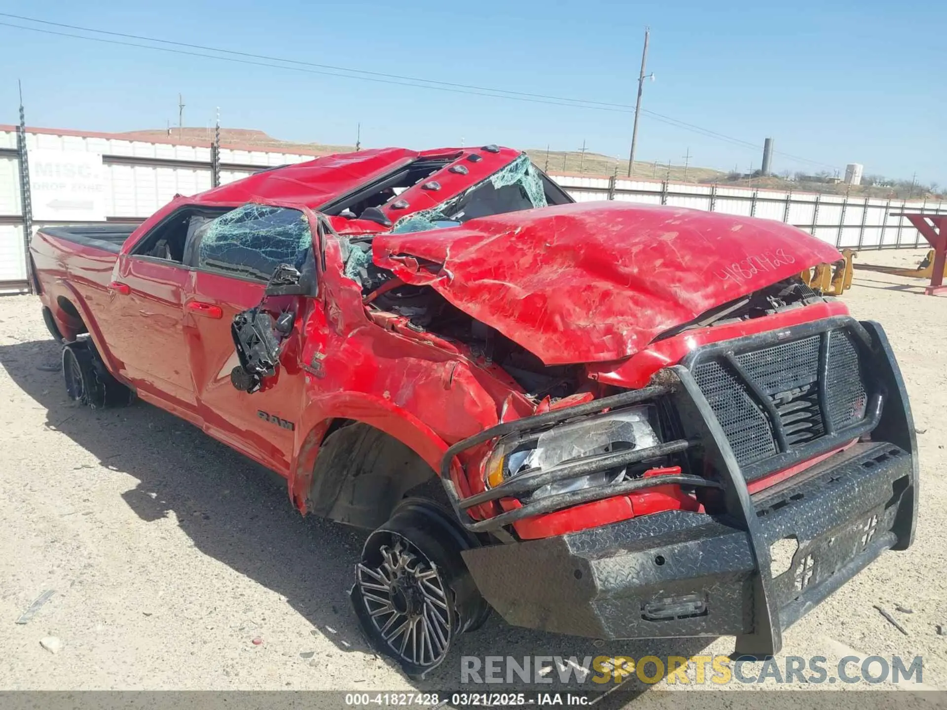 6 Photograph of a damaged car 3C6UR5FL7NG327138 RAM 2500 2022