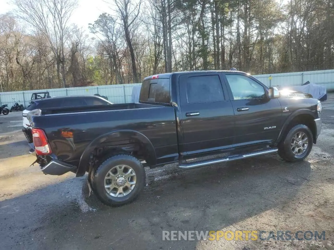 3 Photograph of a damaged car 3C6UR5FL7NG386965 RAM 2500 2022