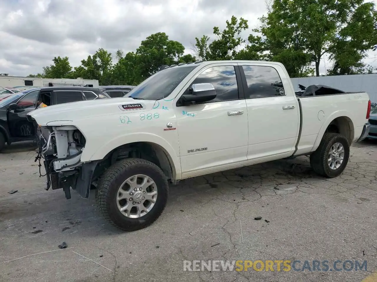 1 Photograph of a damaged car 3C6UR5FL8NG328556 RAM 2500 2022