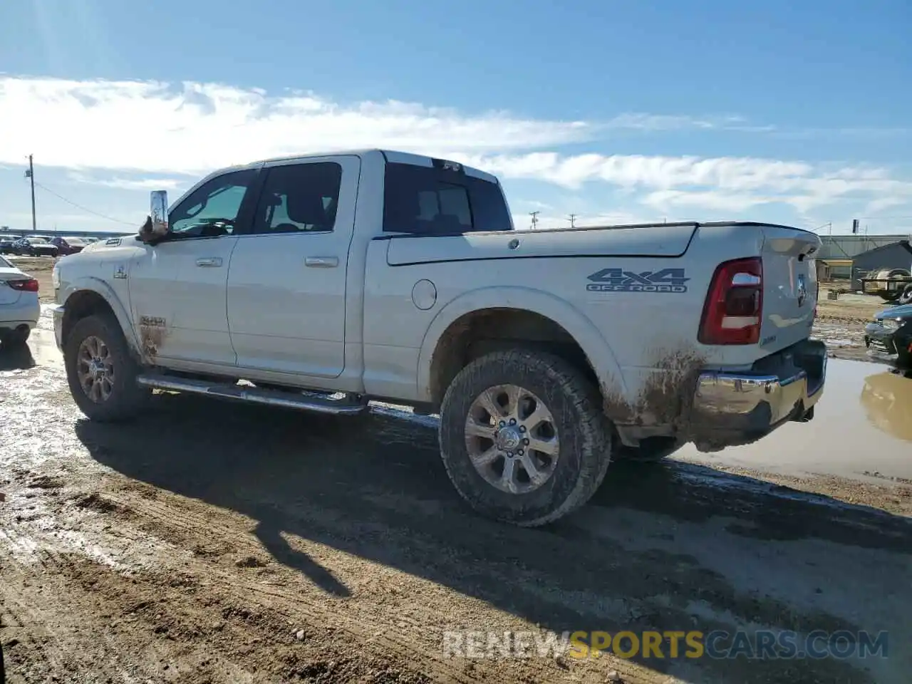 2 Photograph of a damaged car 3C6UR5FLXNG337467 RAM 2500 2022