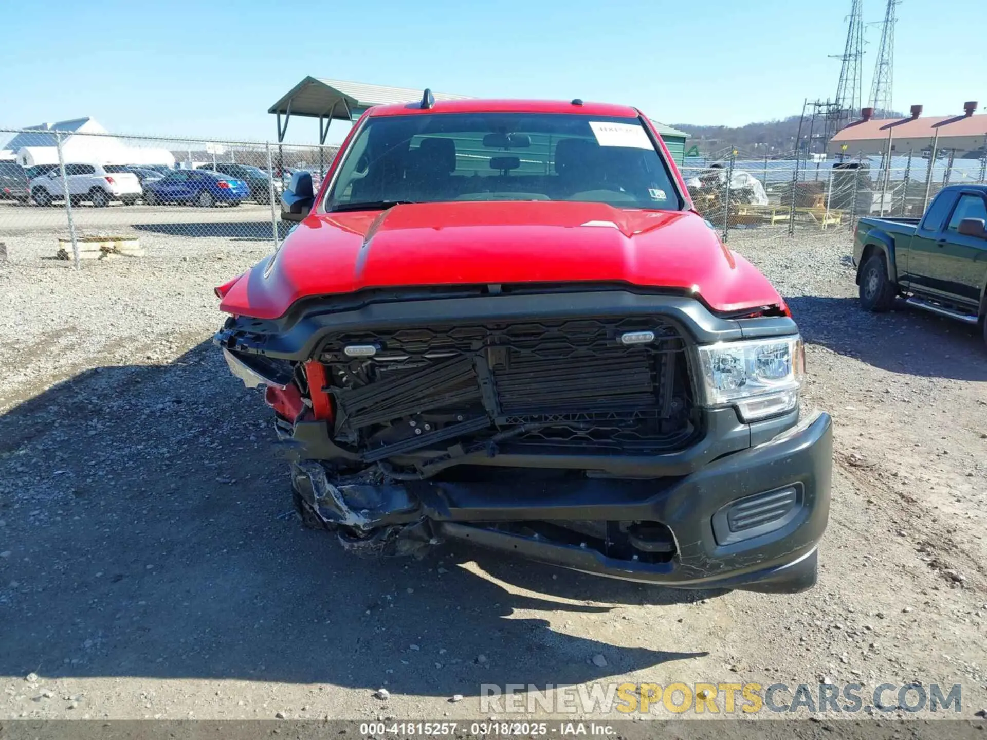 12 Photograph of a damaged car 3C6UR5HJ1NG365279 RAM 2500 2022