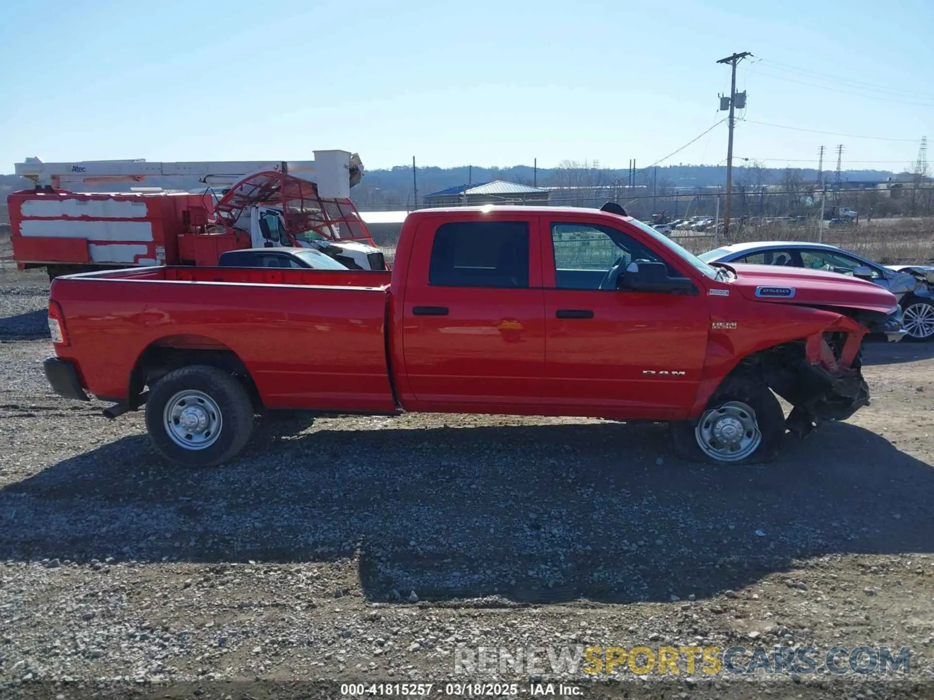 13 Photograph of a damaged car 3C6UR5HJ1NG365279 RAM 2500 2022