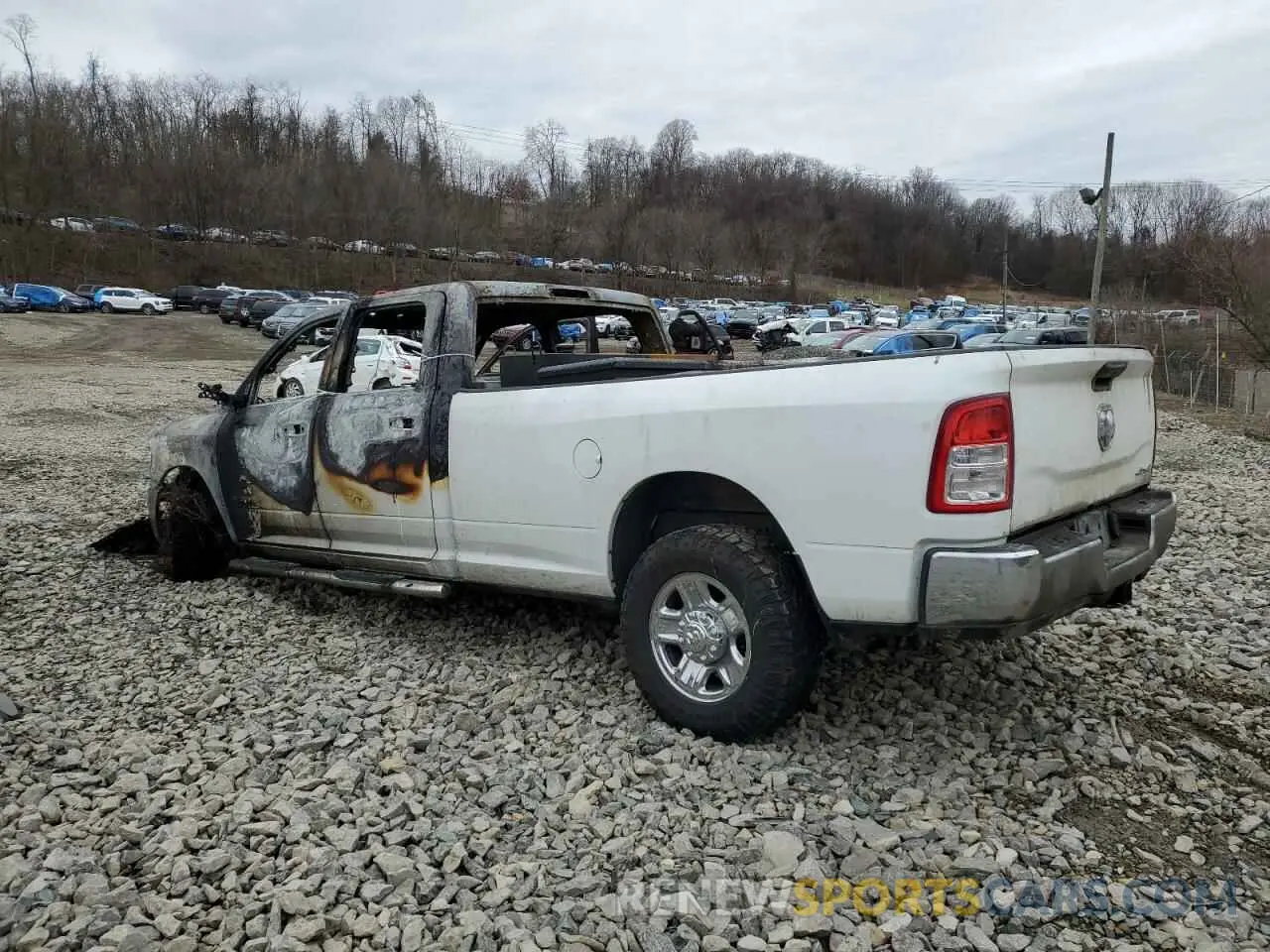 2 Photograph of a damaged car 3C6UR5HJ2NG371740 RAM 2500 2022