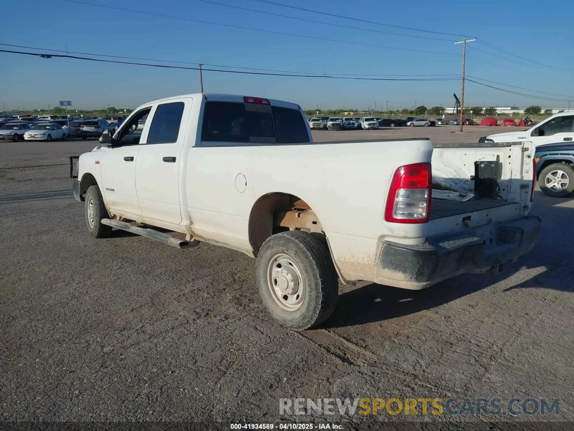 3 Photograph of a damaged car 3C6UR5HJ4NG130956 RAM 2500 2022