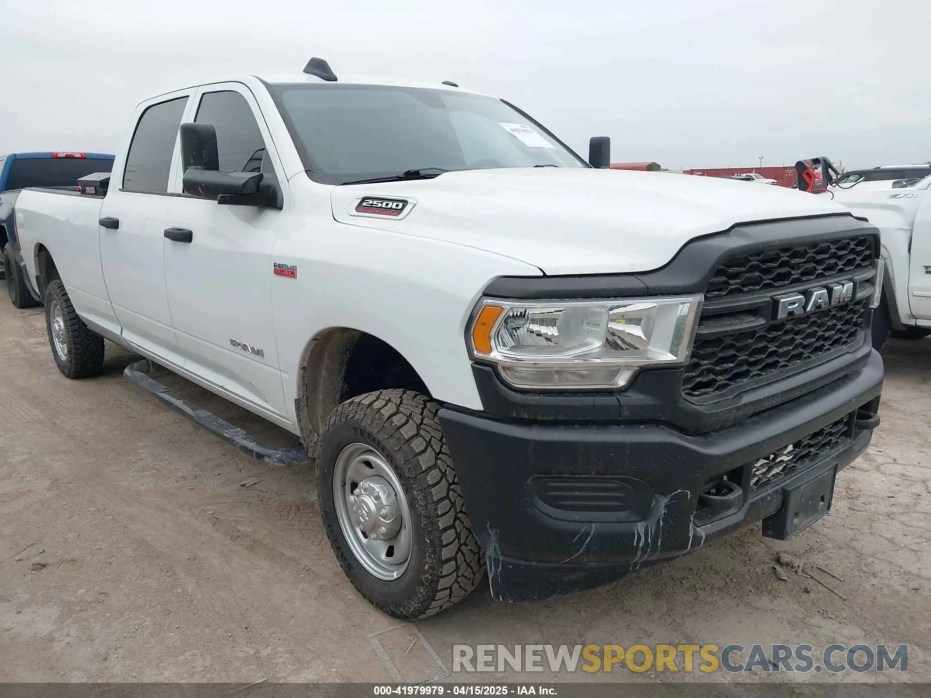 1 Photograph of a damaged car 3C6UR5HJ4NG354406 RAM 2500 2022