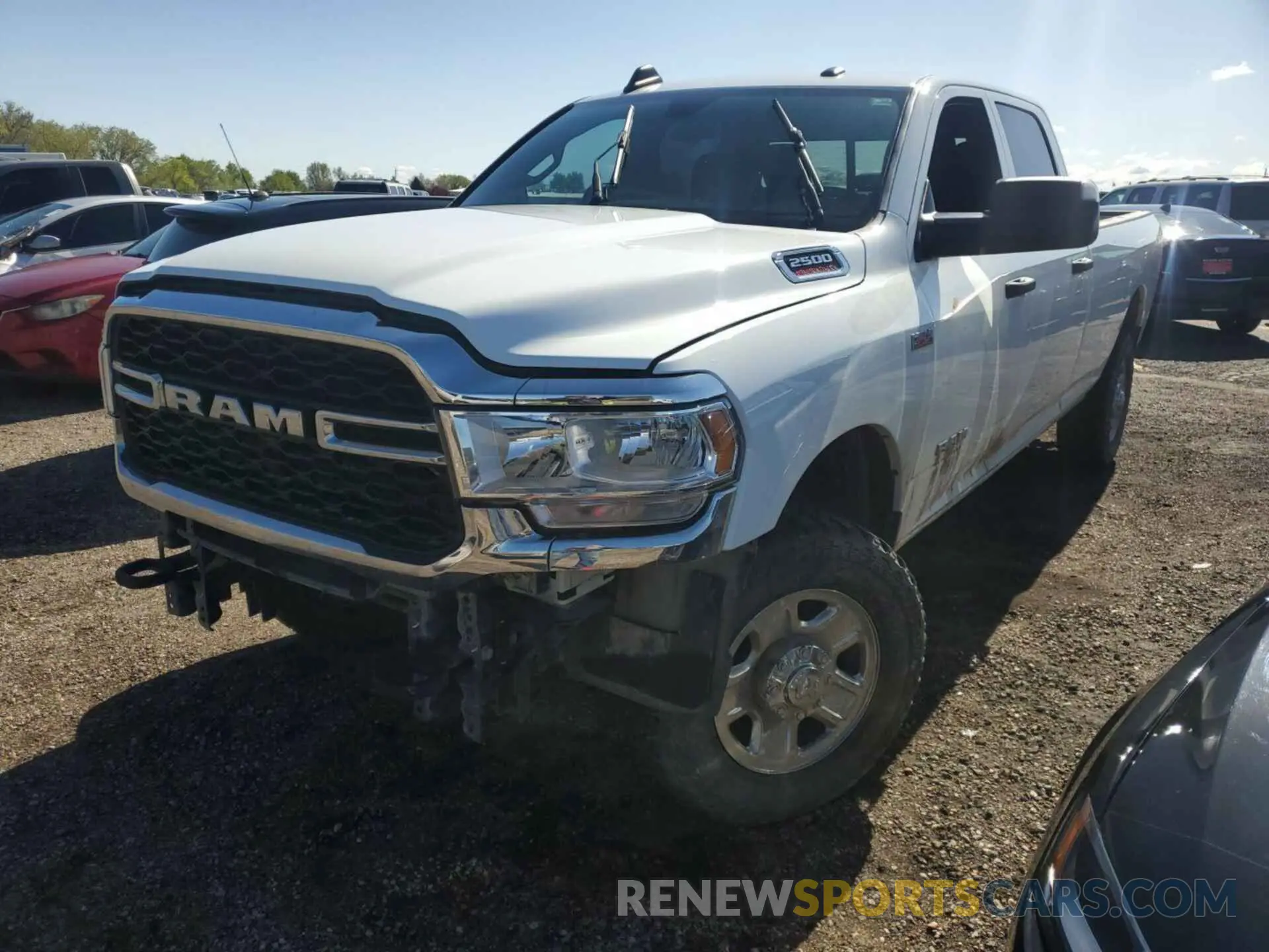 9 Photograph of a damaged car 3C6UR5HJ9NG350612 RAM 2500 2022