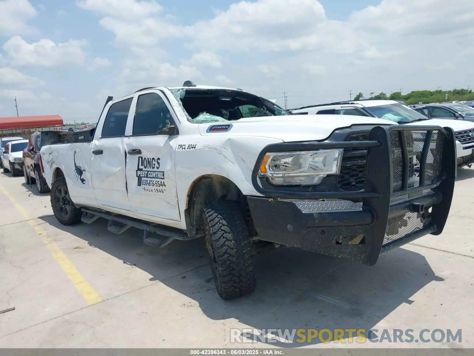 1 Photograph of a damaged car 3C6UR5HL8NG177506 RAM 2500 2022