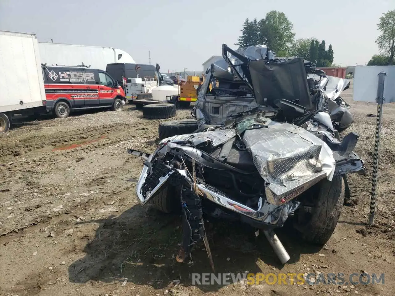 3 Photograph of a damaged car 3C6UR5JJ9NG305146 RAM 2500 2022