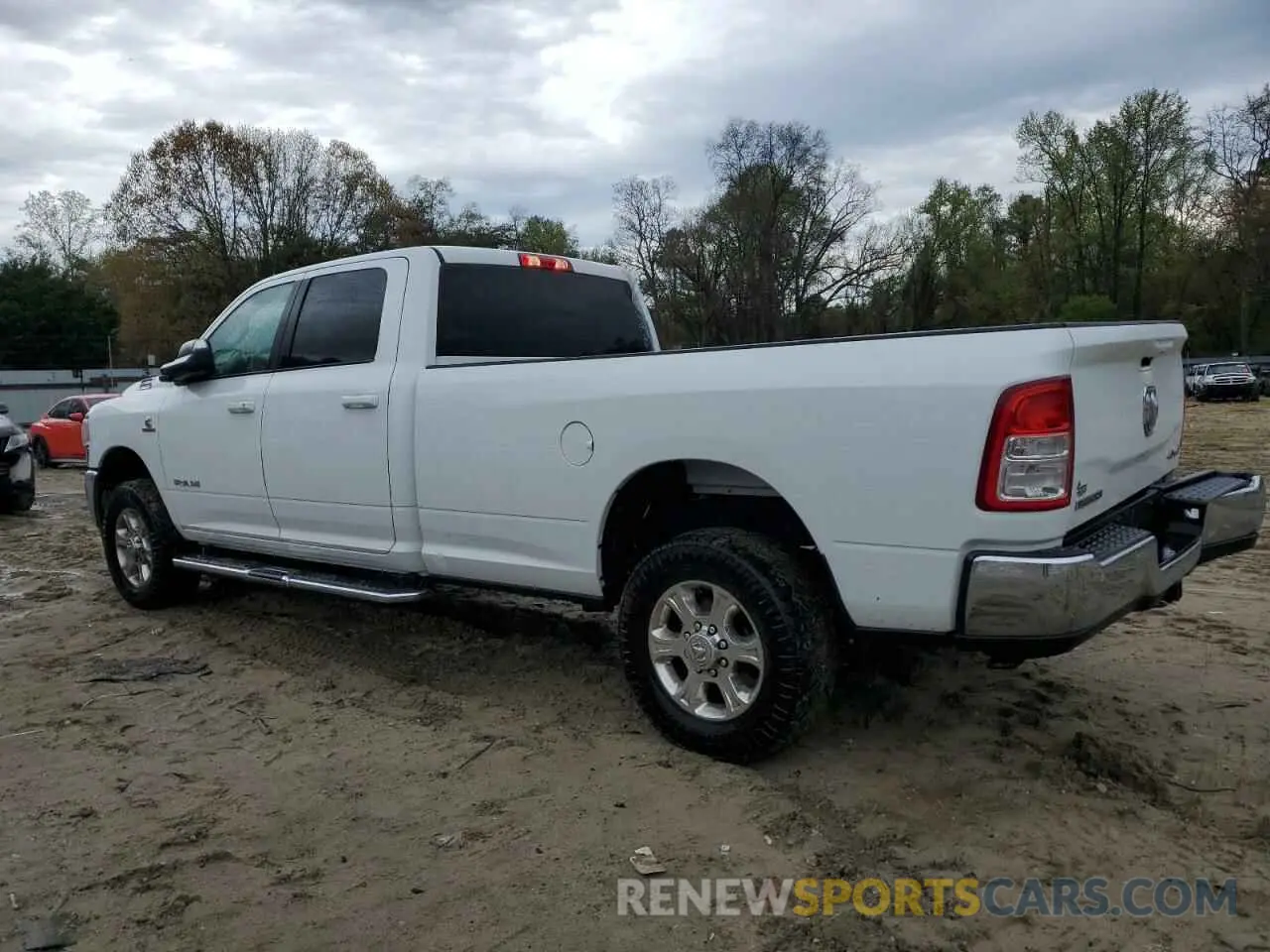 2 Photograph of a damaged car 3C6UR5JL4NG156579 RAM 2500 2022