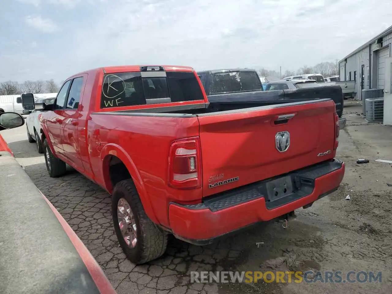 2 Photograph of a damaged car 3C6UR5NL2NG253189 RAM 2500 2022