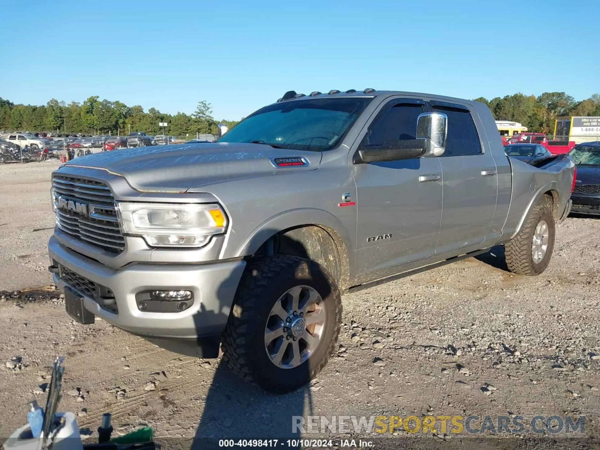 2 Photograph of a damaged car 3C6UR5NL3NG433751 RAM 2500 2022