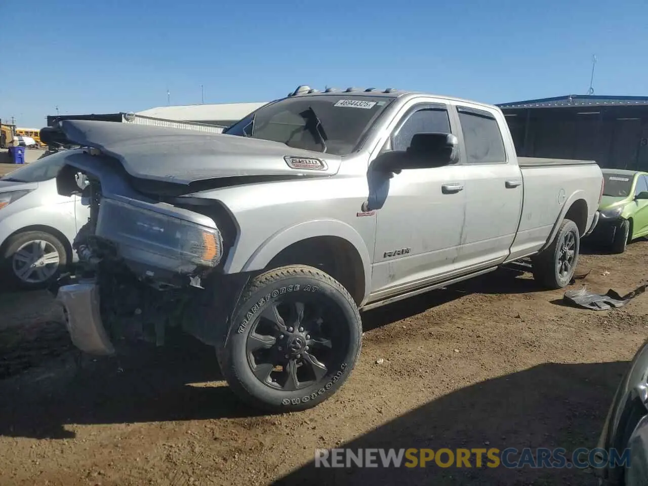 1 Photograph of a damaged car 3C6UR5RLXNG178834 RAM 2500 2022