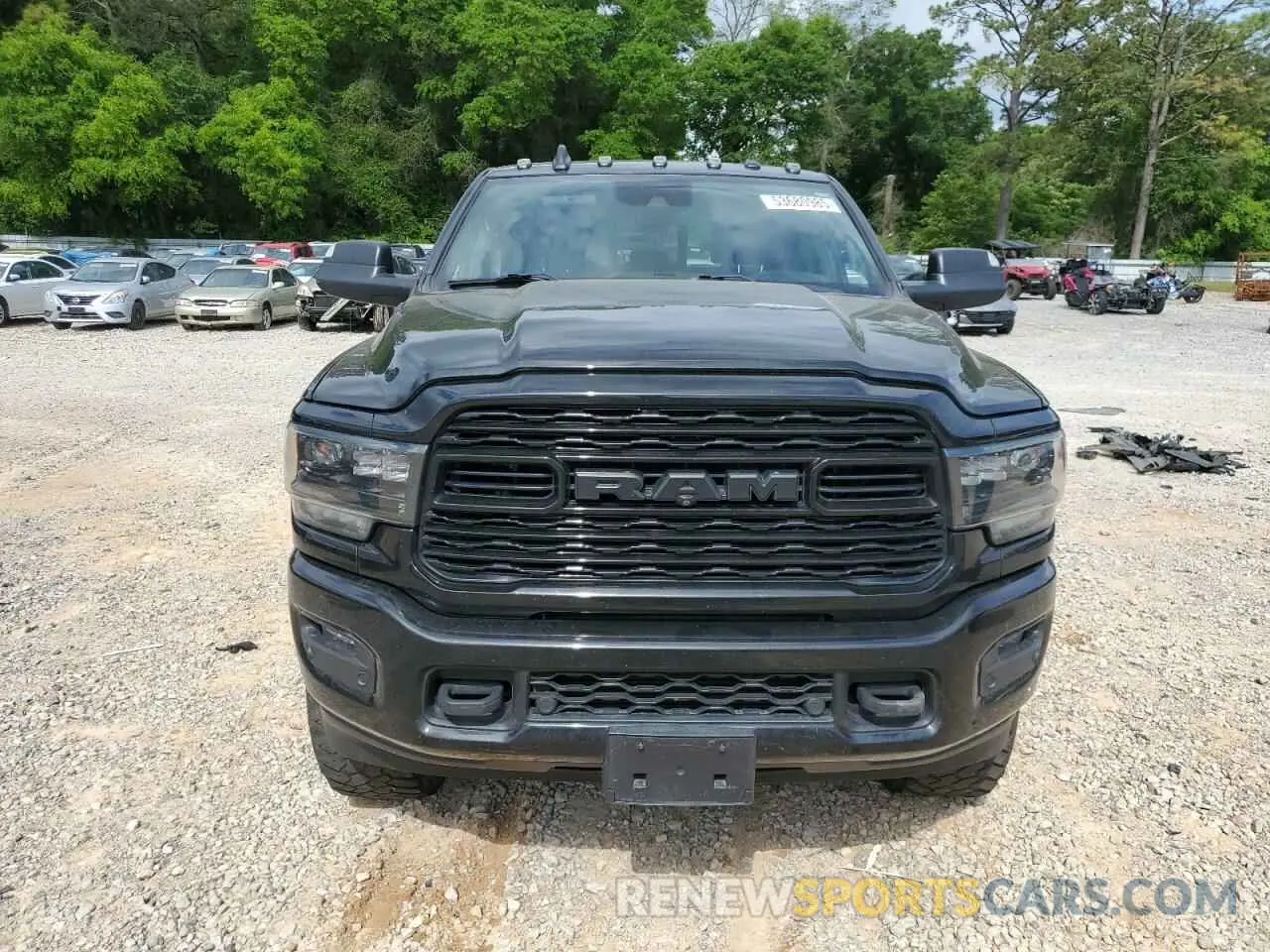 5 Photograph of a damaged car 3C6UR5SL5NG185989 RAM 2500 2022