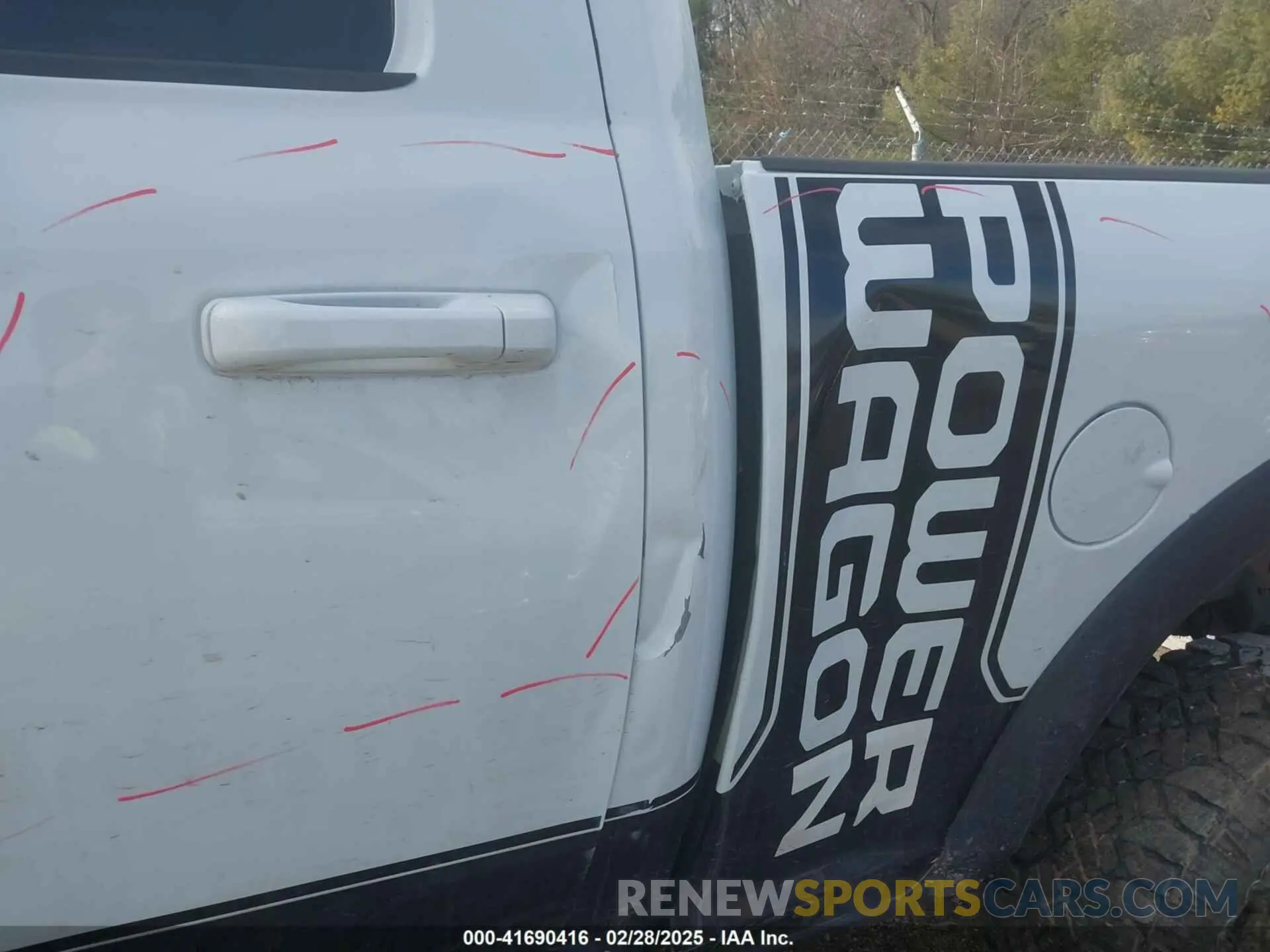 20 Photograph of a damaged car 3C6TR5EJ0PG603643 RAM 2500 2023