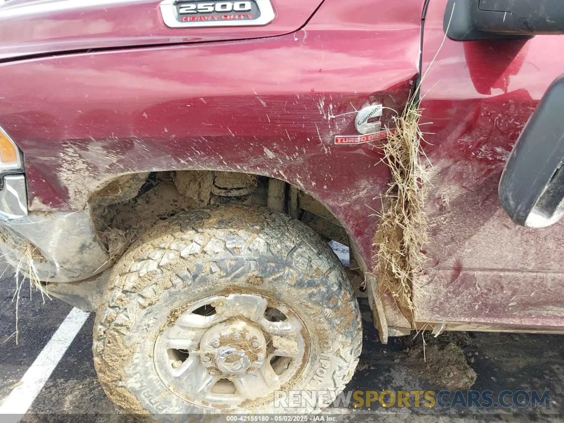 6 Photograph of a damaged car 3C6UR5CL3PG504534 RAM 2500 2023