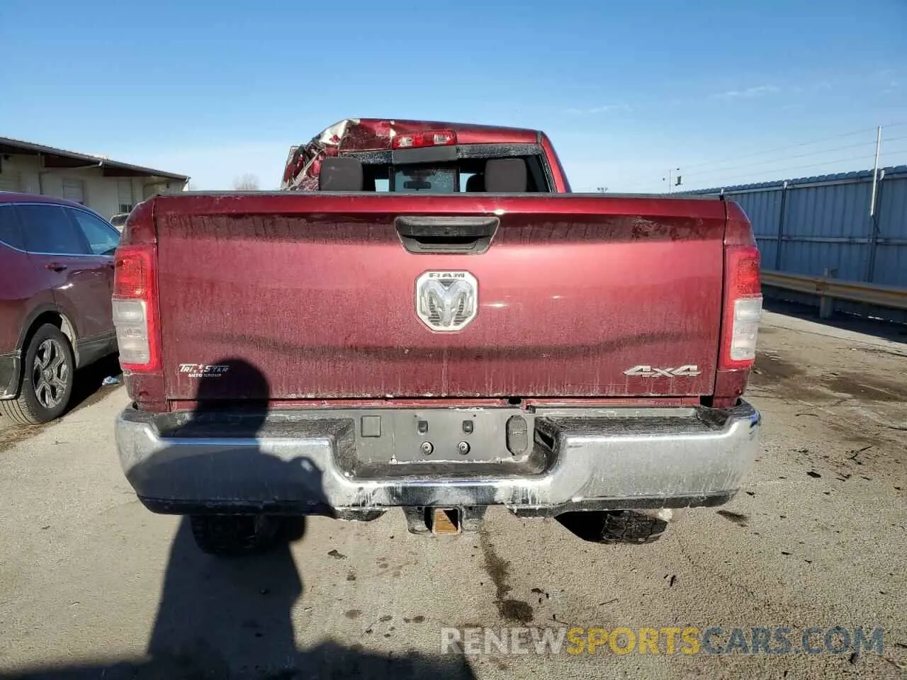 6 Photograph of a damaged car 3C6UR5CL4PG539521 RAM 2500 2023