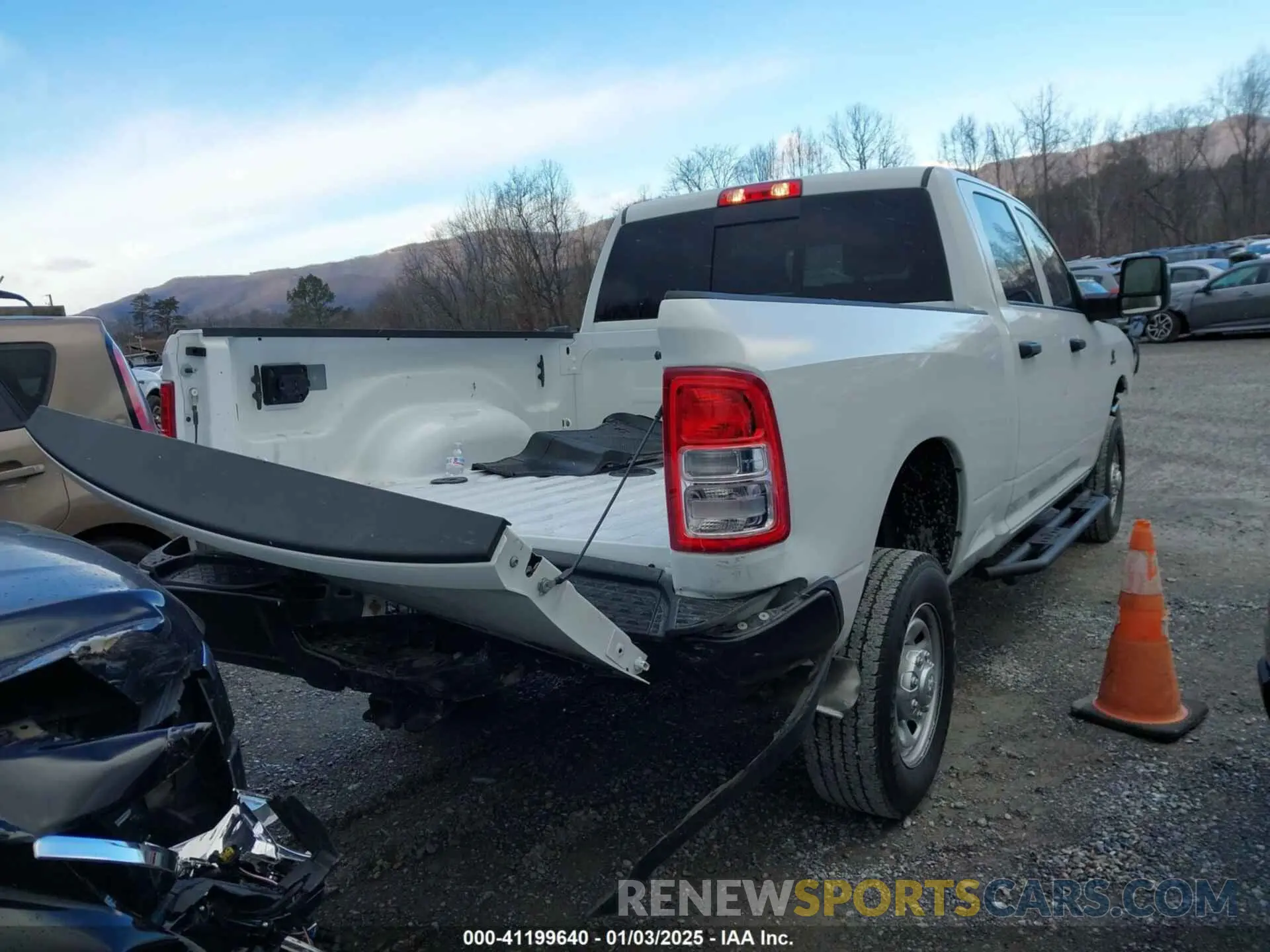 17 Photograph of a damaged car 3C6UR5CL5PG517155 RAM 2500 2023