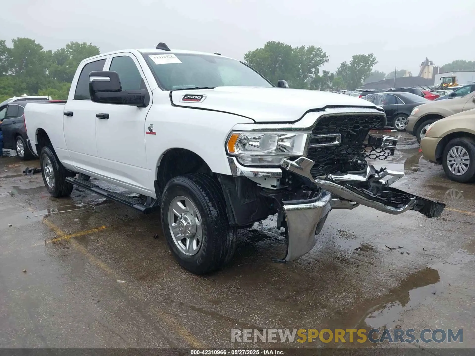 1 Photograph of a damaged car 3C6UR5CLXPG617834 RAM 2500 2023