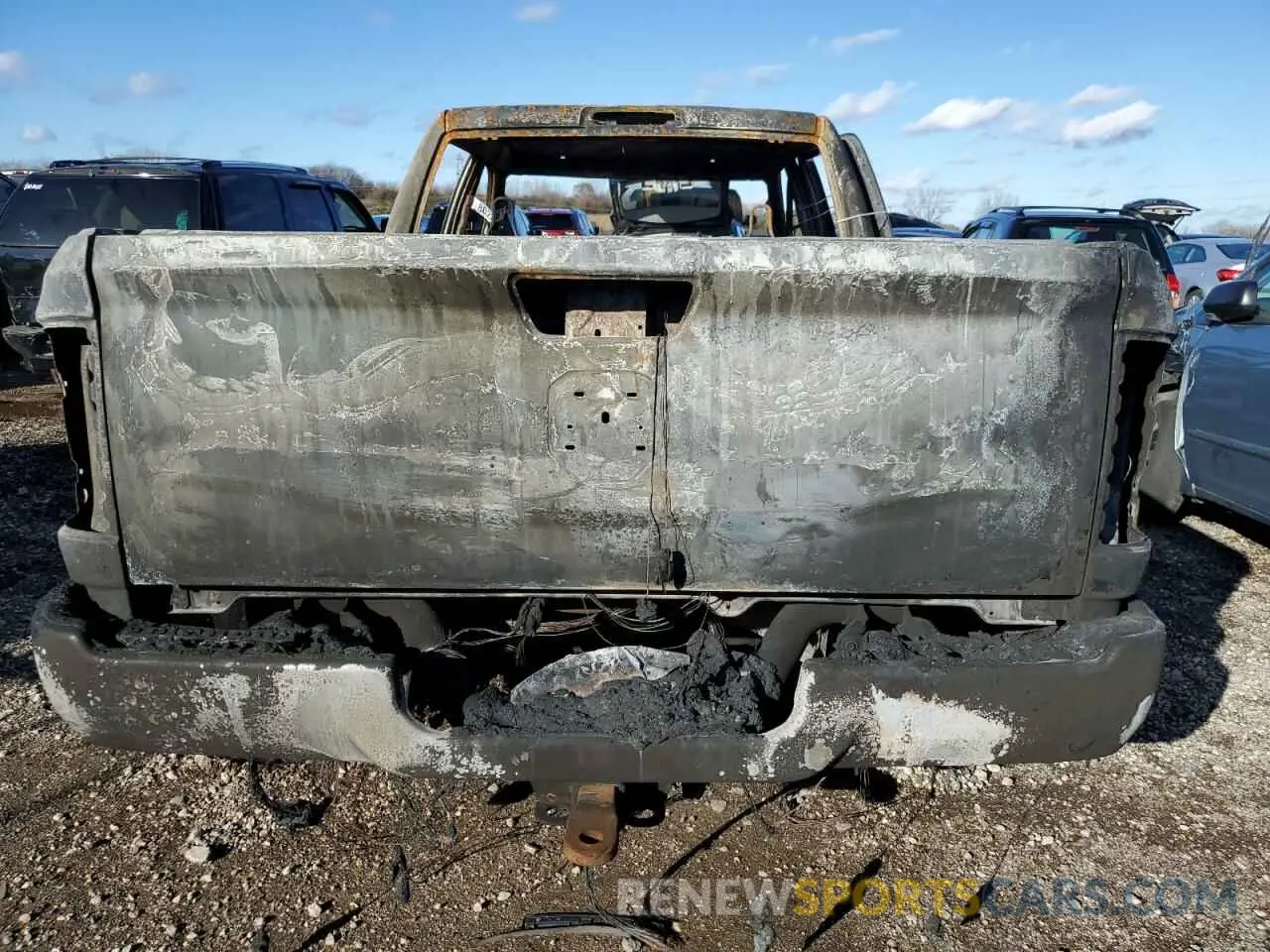 6 Photograph of a damaged car 3C6UR5DJ6PG591827 RAM 2500 2023