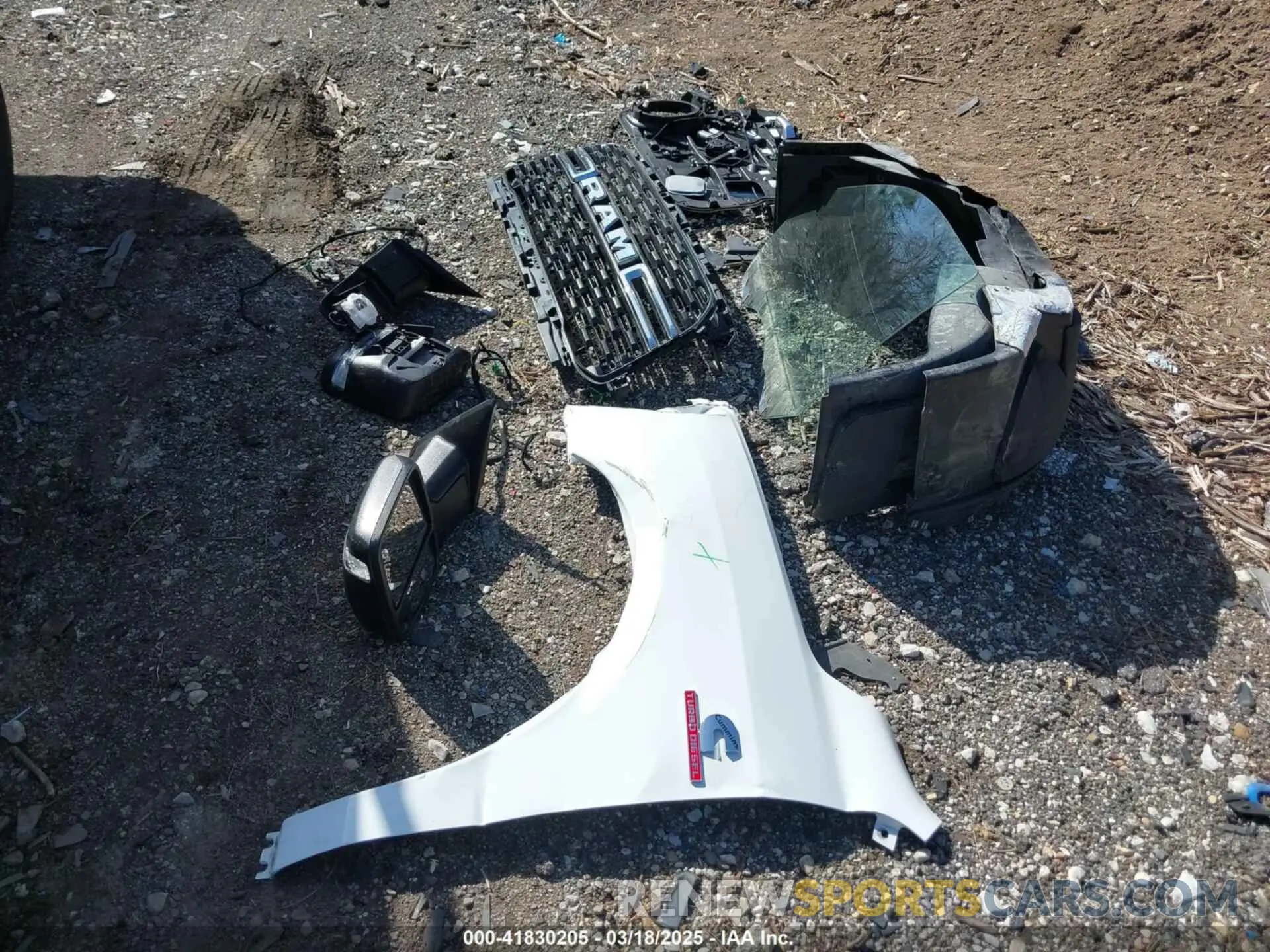 12 Photograph of a damaged car 3C6UR5DL0PG611149 RAM 2500 2023