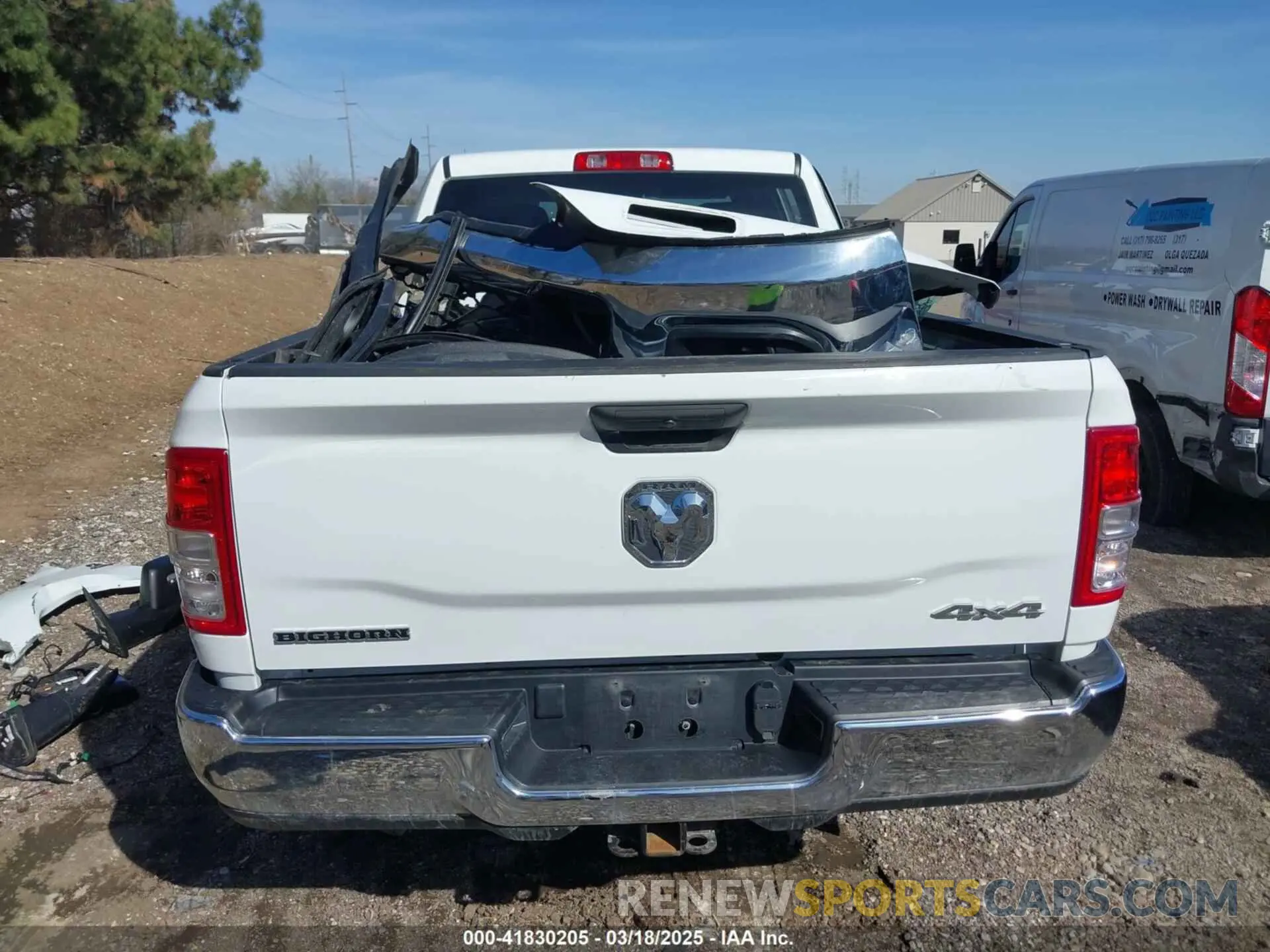 17 Photograph of a damaged car 3C6UR5DL0PG611149 RAM 2500 2023