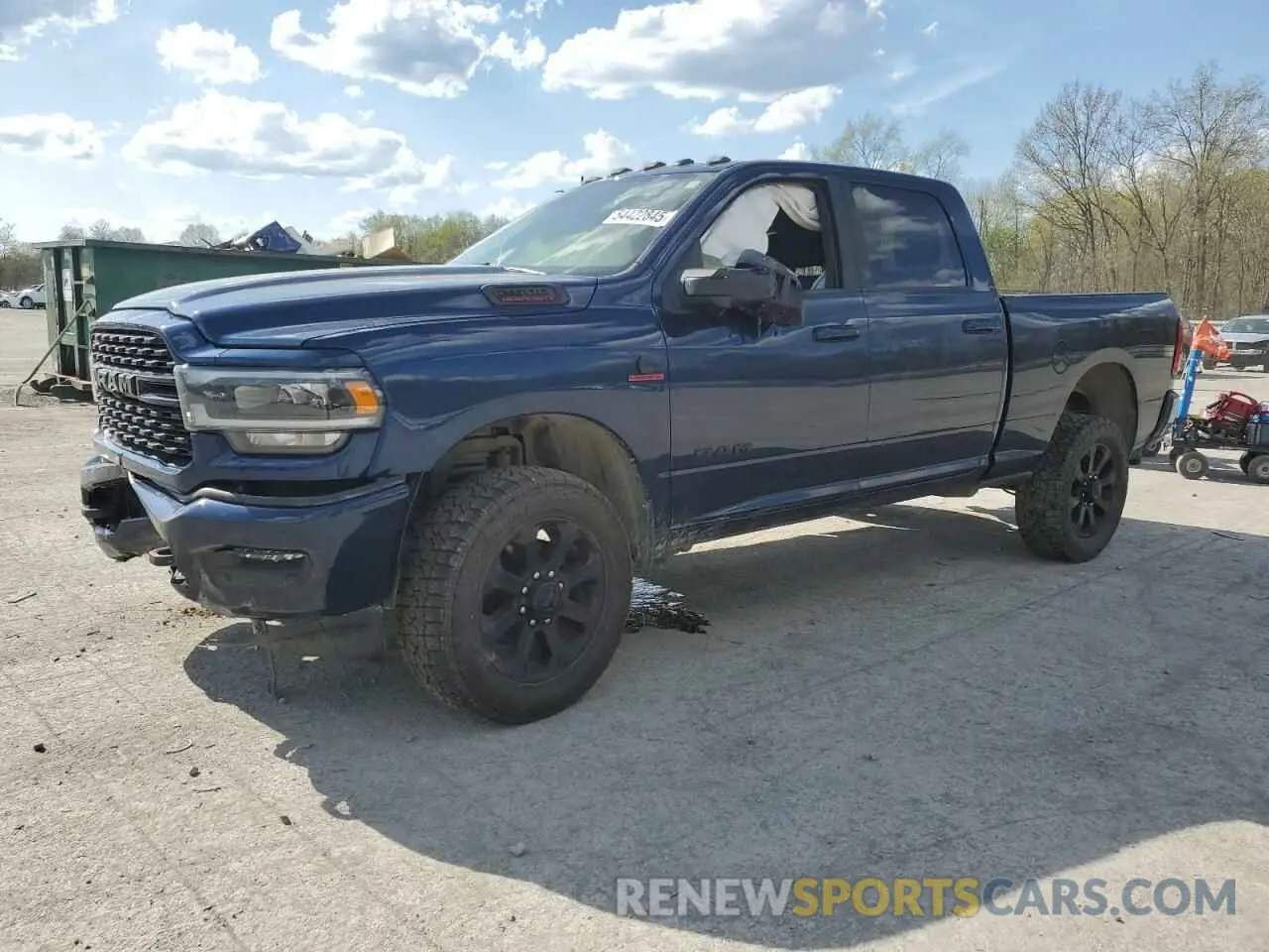 1 Photograph of a damaged car 3C6UR5DL0PG617792 RAM 2500 2023