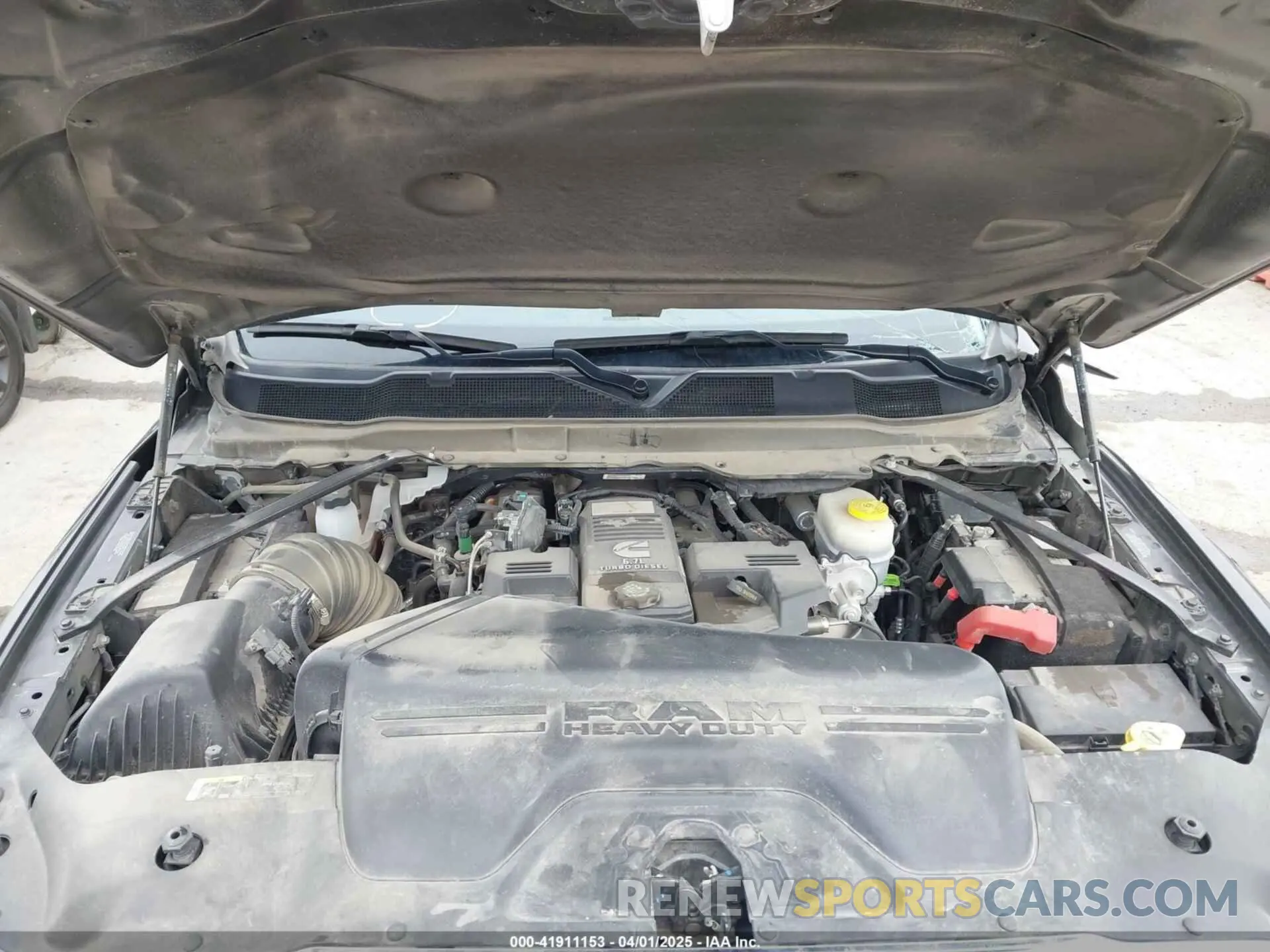 10 Photograph of a damaged car 3C6UR5DL8PG611061 RAM 2500 2023