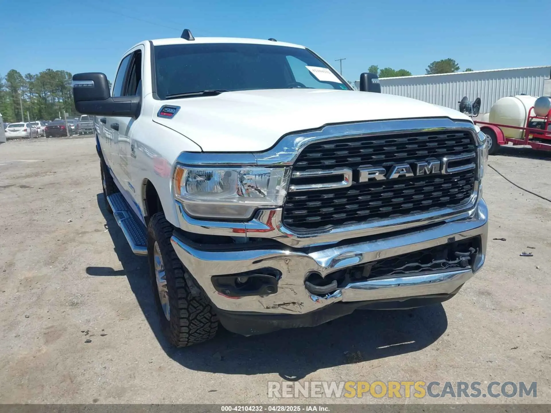 6 Photograph of a damaged car 3C6UR5DLXPG613278 RAM 2500 2023
