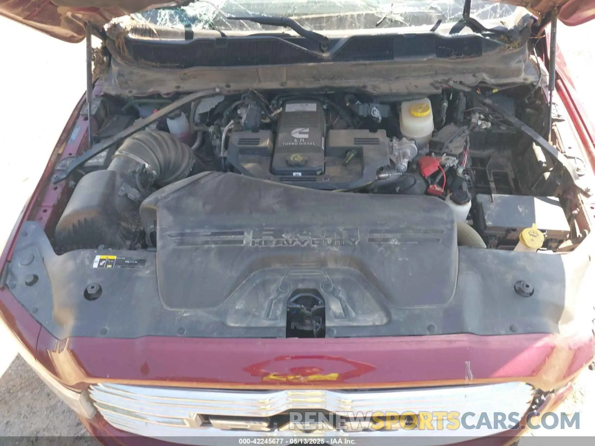 10 Photograph of a damaged car 3C6UR5FL2PG517111 RAM 2500 2023