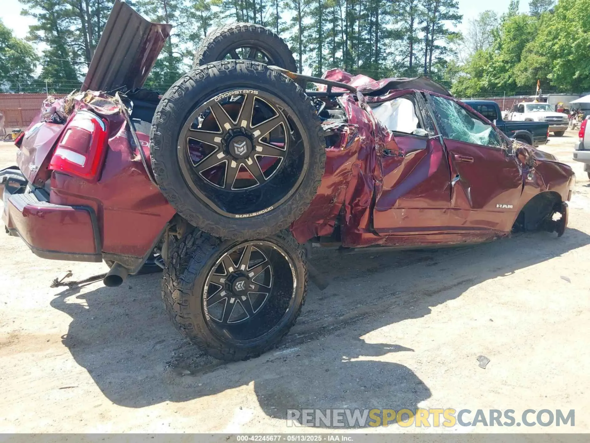 4 Photograph of a damaged car 3C6UR5FL2PG517111 RAM 2500 2023