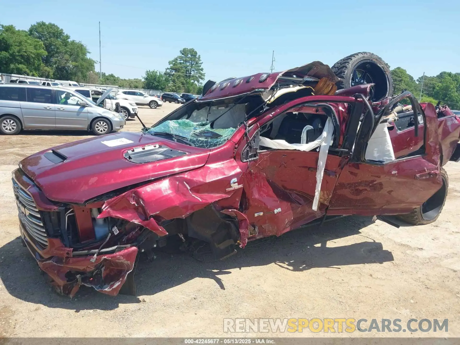 6 Photograph of a damaged car 3C6UR5FL2PG517111 RAM 2500 2023