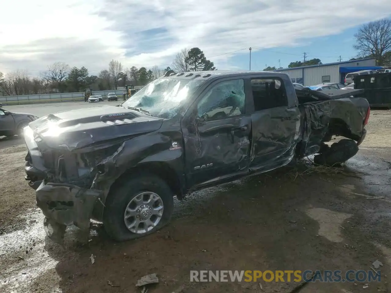 1 Photograph of a damaged car 3C6UR5FL3PG540235 RAM 2500 2023