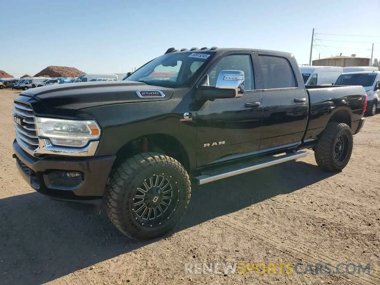 1 Photograph of a damaged car 3C6UR5FL4PG580565 RAM 2500 2023