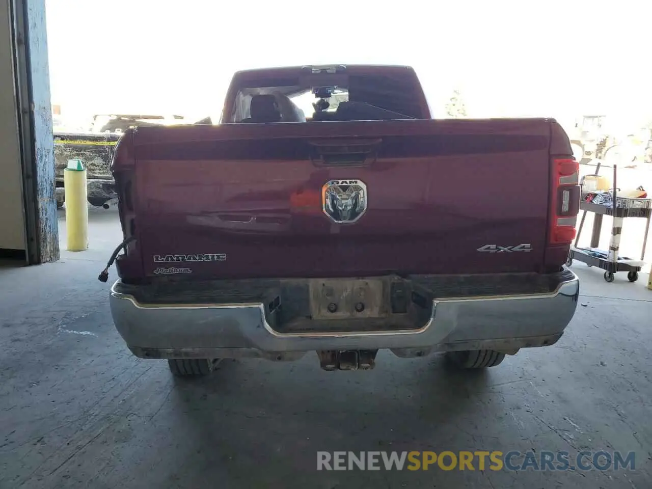 6 Photograph of a damaged car 3C6UR5FL6PG569132 RAM 2500 2023