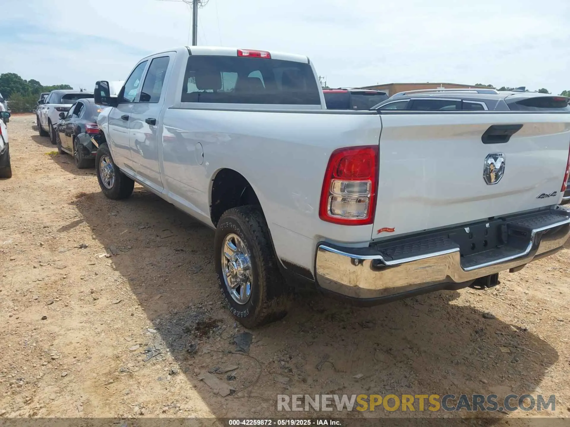 3 Photograph of a damaged car 3C6UR5HJ5PG537025 RAM 2500 2023