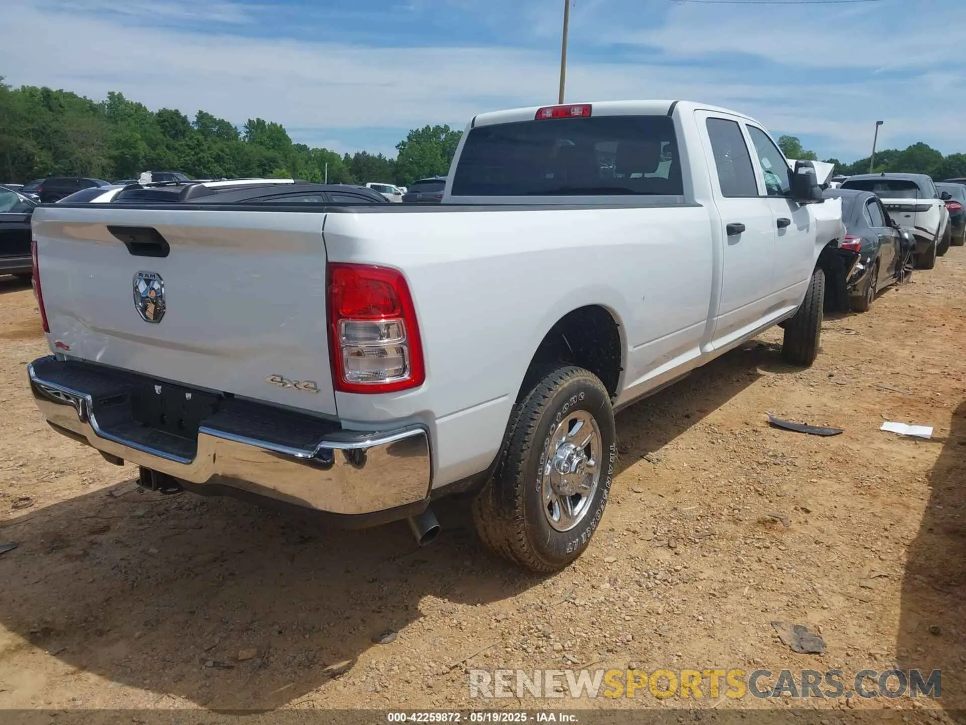 4 Photograph of a damaged car 3C6UR5HJ5PG537025 RAM 2500 2023