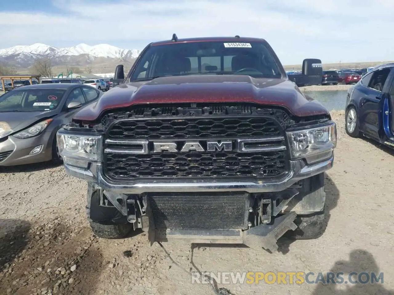 5 Photograph of a damaged car 3C6UR5HL2PG540031 RAM 2500 2023
