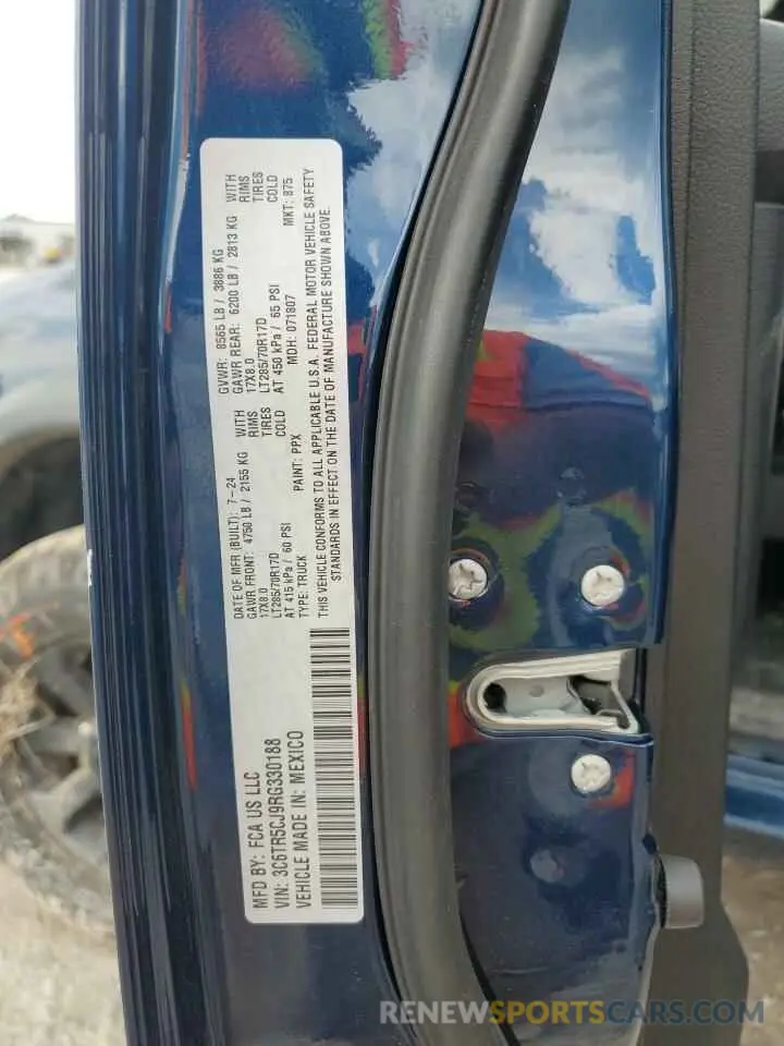 13 Photograph of a damaged car 3C6TR5CJ9RG330188 RAM 2500 2024