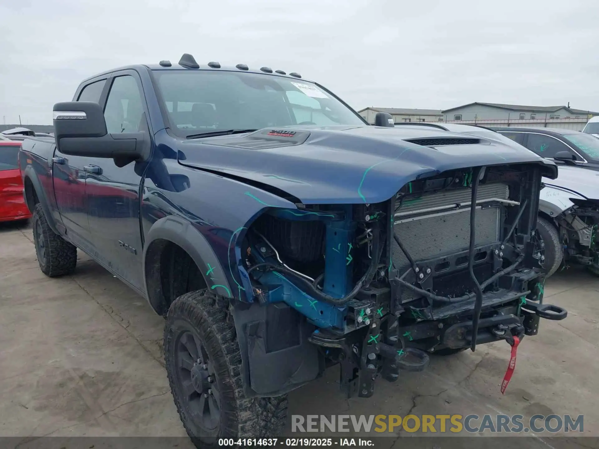 1 Photograph of a damaged car 3C6TR5EJ0RG315687 RAM 2500 2024