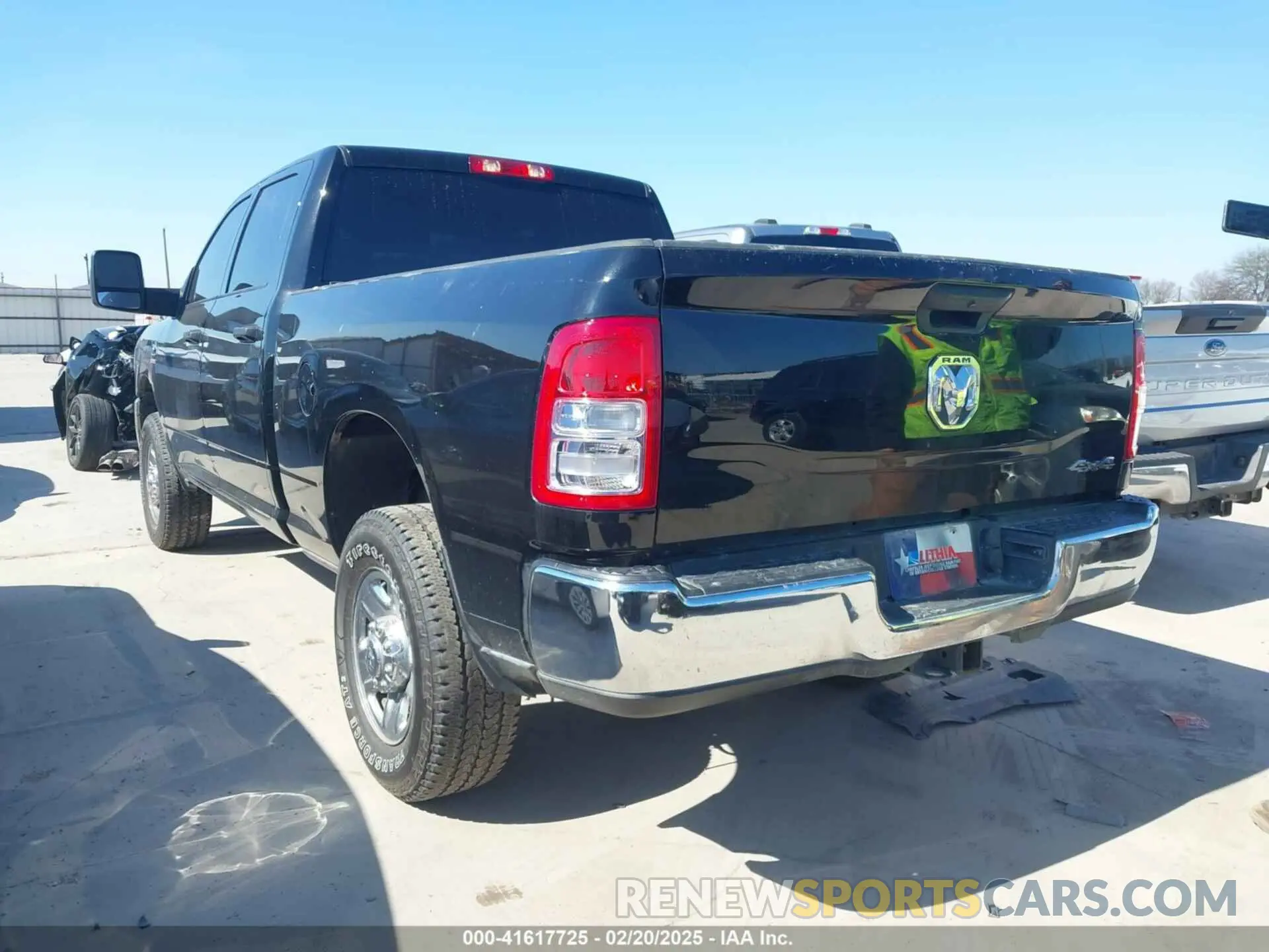 3 Photograph of a damaged car 3C6UR5CL0RG264829 RAM 2500 2024