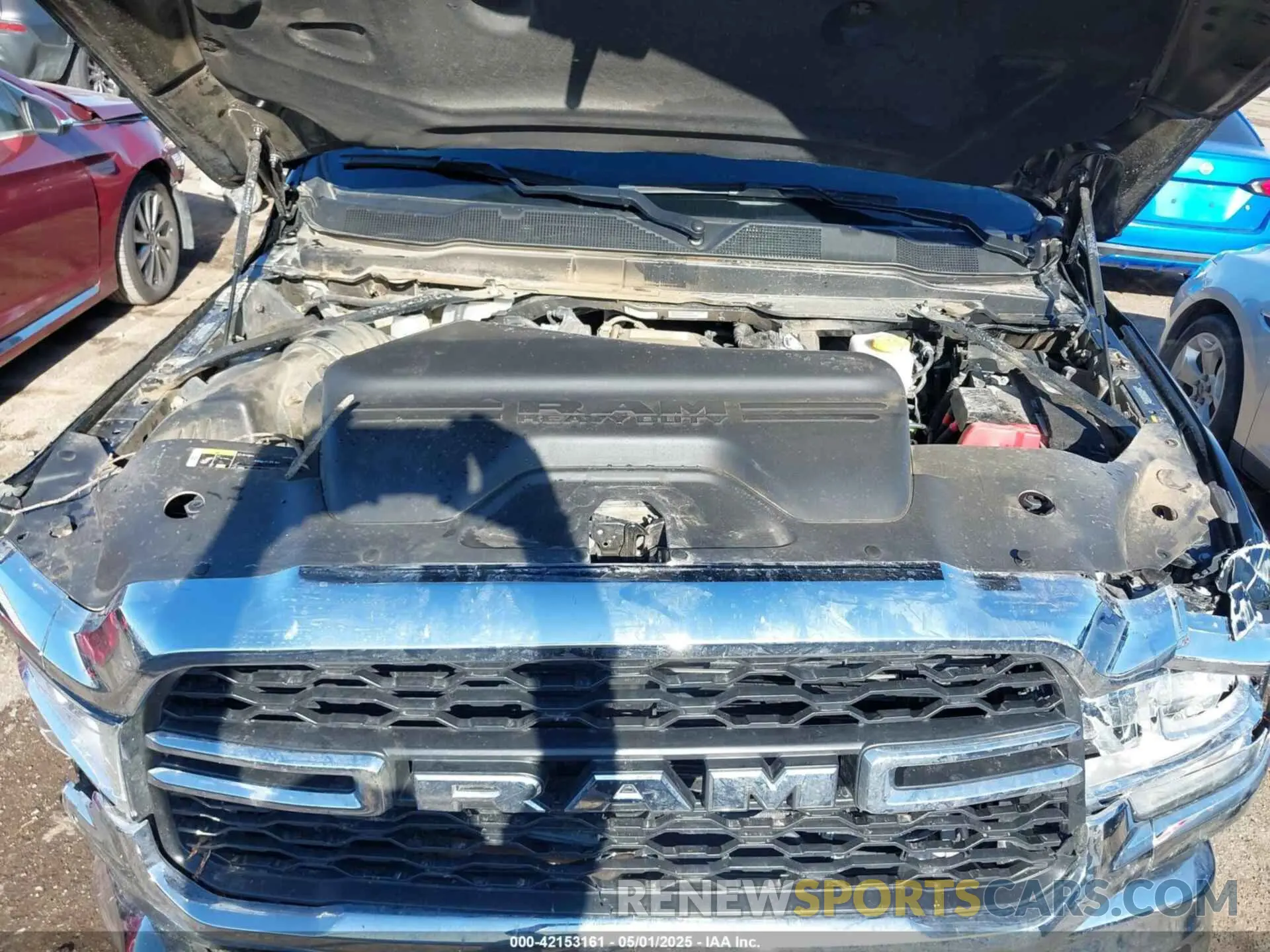 10 Photograph of a damaged car 3C6UR5CL3RG221120 RAM 2500 2024