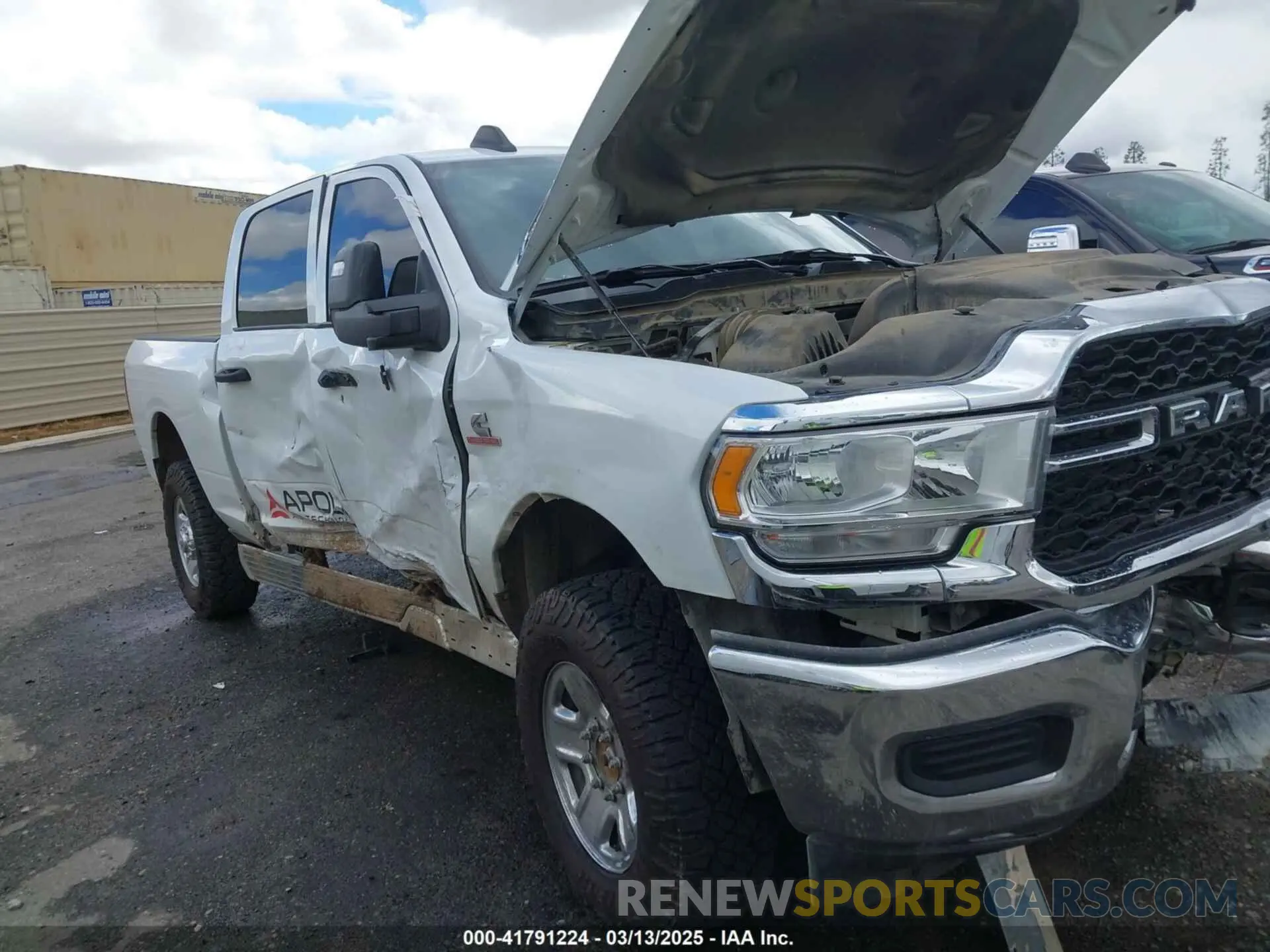 17 Photograph of a damaged car 3C6UR5CL3RG226527 RAM 2500 2024