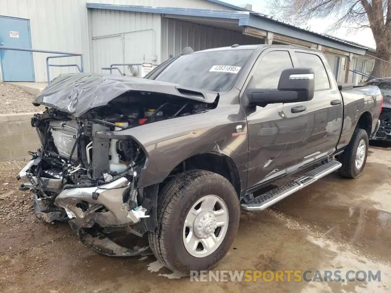 1 Photograph of a damaged car 3C6UR5CL4RG356686 RAM 2500 2024