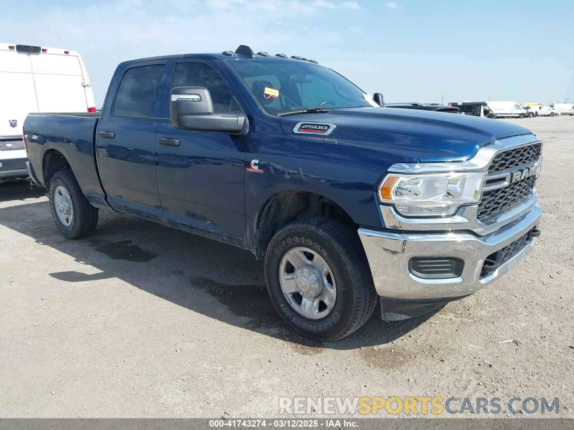 1 Photograph of a damaged car 3C6UR5CL5RG238601 RAM 2500 2024